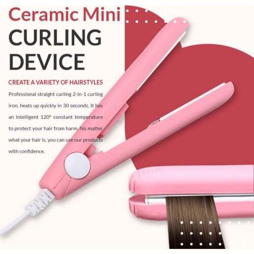 Ceramic Mini Hair Straightener Hair Iron High Quality flat iron Straightening hot comb mini hair straightener