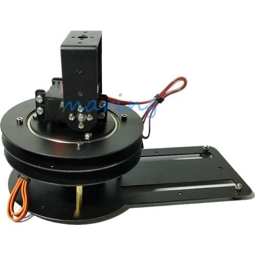 2 DOF Alloy Bracket Metal Rotation Base Platform for Robot Arm with 2pcs High Torque servo