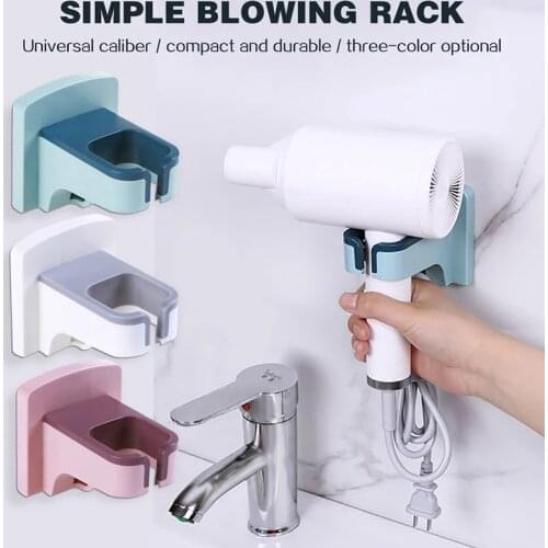 Wall-mounted ABS Hair Dryer Holders Bathroom High Quality Hair Dryer Storage Shelf Portable Hairdryer Racks Storage Organizer