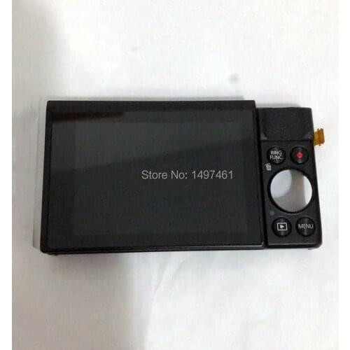 New touch LCD screen assembly with LCD hinge and frame replacement for Canon Powershot G7X mark II ; G7X-2 Camera