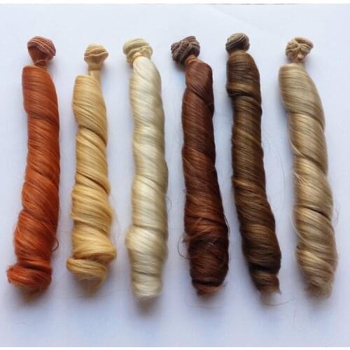 1PCS New Arrival Doll Curls DIY Handmade Doll Wigs BJD Doll Hair 25CM