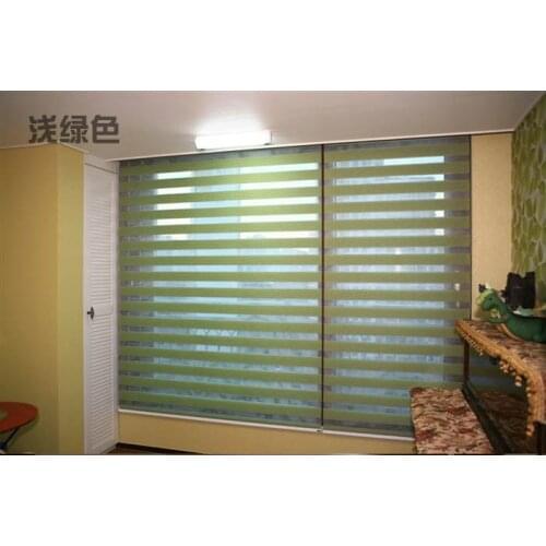 Popular zebra blinds/double-layer roller blinds/ready made curtain/curtain fabric curtain window curtain