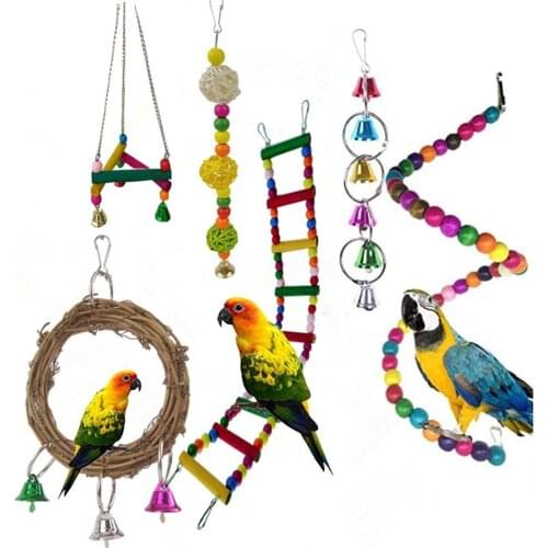 Bird Cage Ornaments Bird Cage Supplies Parrot Toys Bird Supplies Bird Swings Bird Stairs Hanging Strings