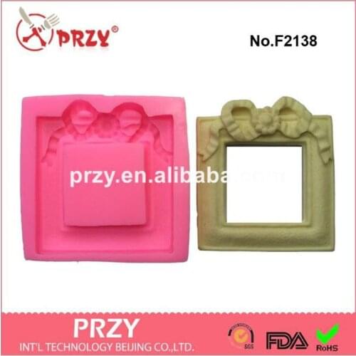 Frame bow silicone fandont mold Silica gel moulds Frame bow Chocolate molds Frame bows candy mould Frame bows silicone molds