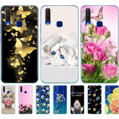 Silicon Case For Vivo Y11 2019 Case 6.35" Soft TPU Phone Cover For Vivo Y17 Y15 Y12 Y3 VivoY17 Y 17 15 12 3 11 Protective Coque