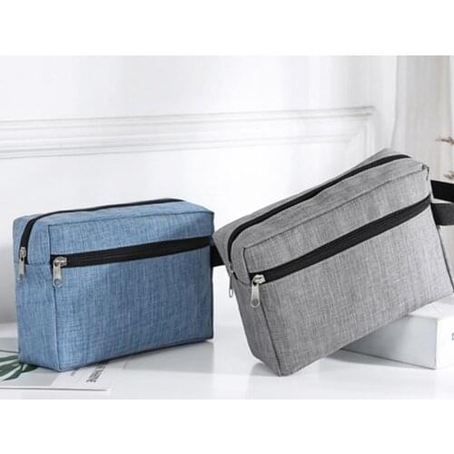 Travel Waterproof Oxford Toiletry Wash Storage Hand Bag Women Men Large Shaving Case Portable Shower Cosmetic Organizer