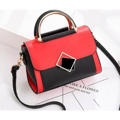 Top-handle Bags Small Hand Bag Casual Ladies Patchwork Fashion Handbag Retro Shoulder Bags Messenger Bag Mobile Phone Packet