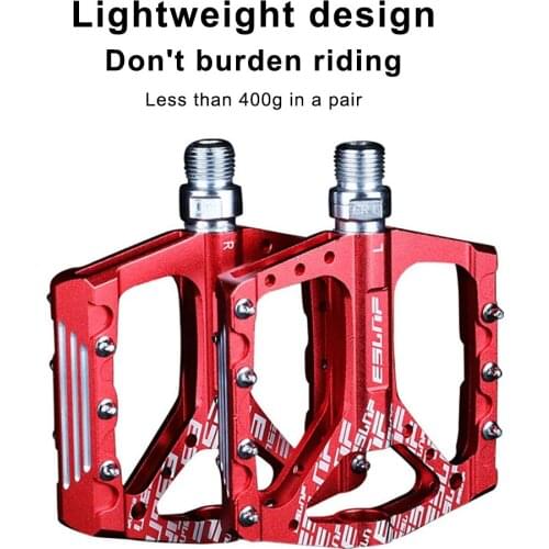 Mountain Bike Pedals Platform Bicycle Flat Alloy Pedals Bearings Non-Slip Road MTB Bike Fixied Pedal Cycling Parts