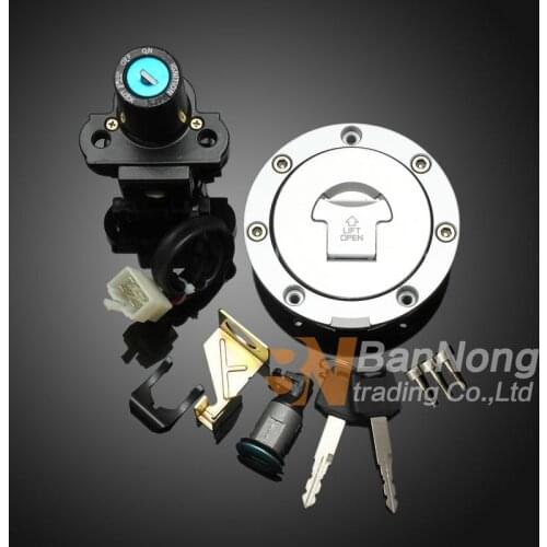 Motorcycle Ignition Switch Lock Fuel gas Tank Cap lock+key Seat Handle Locks Include Key For HONDA VTR1000/F 99-05 SP-1/2 00-06