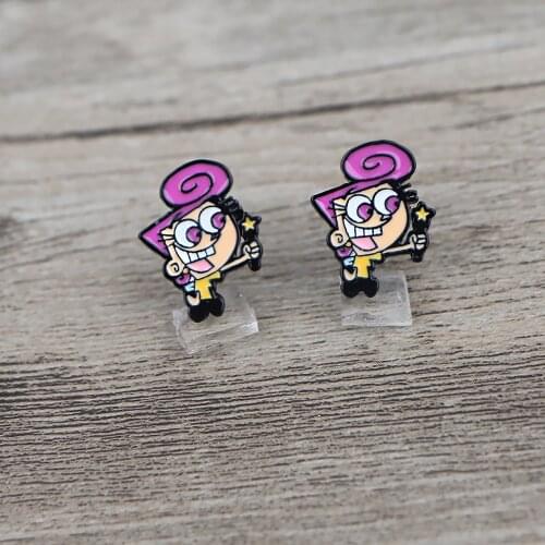 BG492 Dongmanli 1 Pair Cartoon Anime Cute Stud Earrings for Women Fashion Jewelry Children Girls Gifts