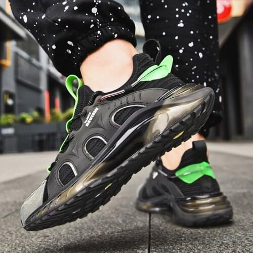 2021New Reathable Running Shoes for Men Cushioning Sole Sneakers Outdoor Lightweight Athletic Training Sport Footwear Zapatillas