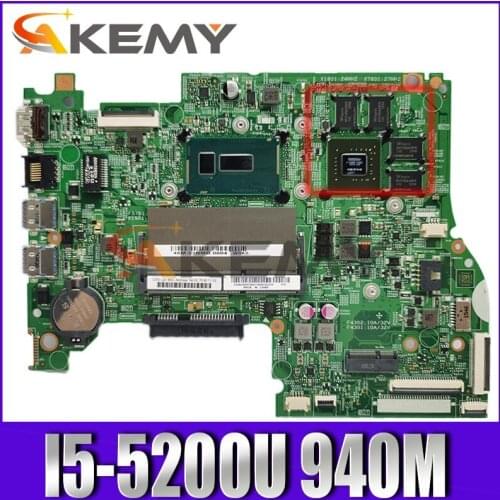 Akemy LT41 14217-1M 448.03N03.001M For LENOVO YOGA 500-14IBD Flex3-1470 Laptop Motherboard With SR23Y I5-5200U GeForce 940M
