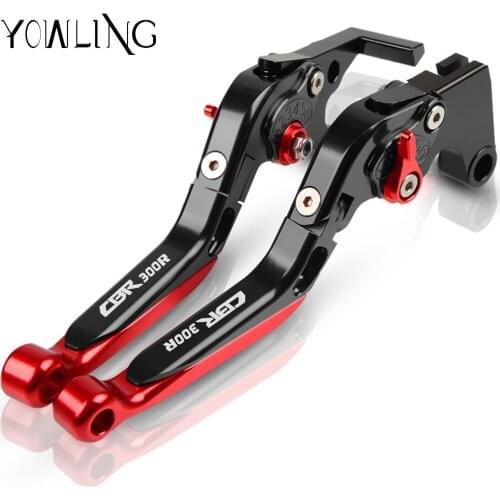 Motorcycle Accessories CNC Adjustable Extendable Brake Clutch Lever Handle For Honda CBR300R CBR300 R 2014 2015 2016 2017 2018