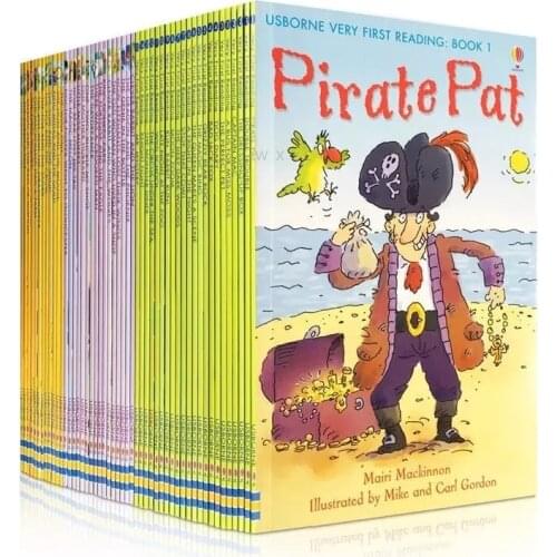 50 Books/Set Usborne My First Reading Library English Picture Books Baby Early Childhood Words Learning Gift For Kids
