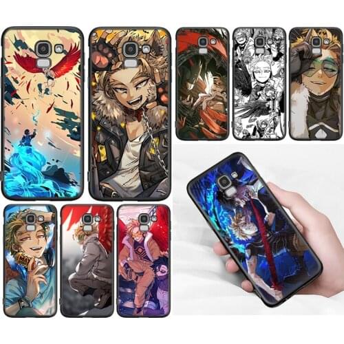 BNHA Hawks Coat Anime Cover For Samsung Galaxy J8 J7 Duo J6 J5 Prime J4 Plus J3 J2 Core 2018 2017 2016 Phone Case