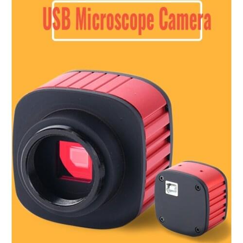 USB Camera 12MP Cmos Camera Electronic Digital Microscope Free Driver/Measurement Software High Resolution for WIN 10/7/8