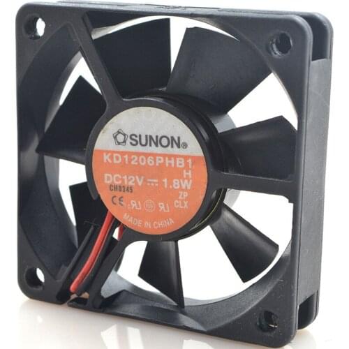 Jianjun FOR SUNON KD1206PHB1 6015 12V 1.8W 2 line 6CM server chassis fan