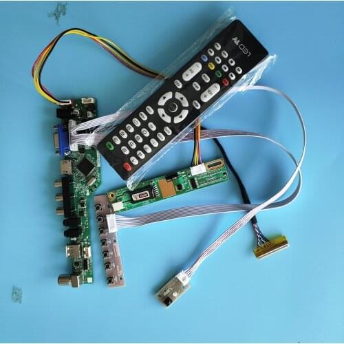 Kit For LTN141W3-L01-J/L01 Monitor USB Controller Board Remote 1280x800 AV TV Display Audio HDMI-compatible VGA Panel 14.1"