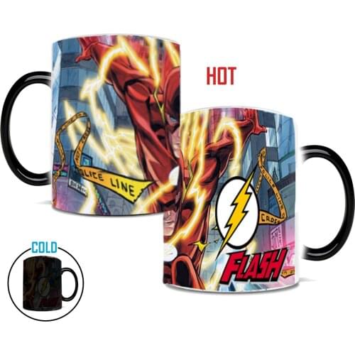 The flash mugs Barry Allen mugs The Color Changing mug Sensitive Ceramic coffee Tea Mug Cup for best friend gift
