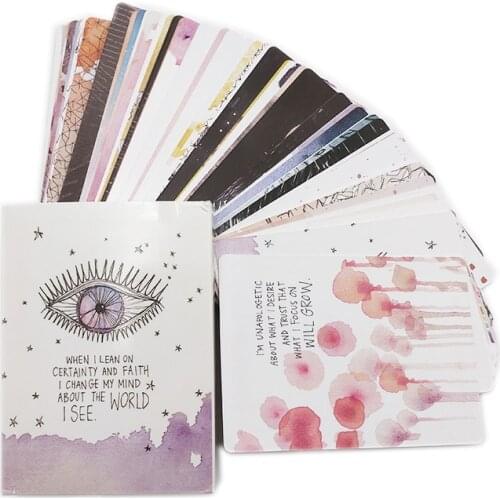 Eye of God Cards Deck Board Game Answer Decision Making Deck English Version 52 Sheet Card Entertainment Table Game Playing