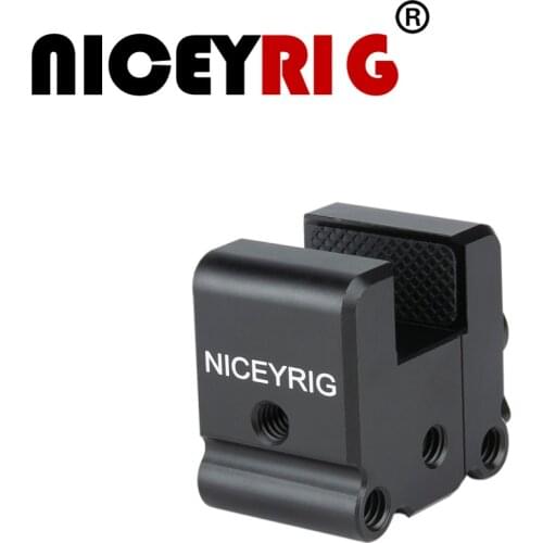 Niceyrig Counterweight Mount Clamp with a 1/4" -20 threaded holes for DJI Ronin S SC Zhiyun Weebill Lab Crane S