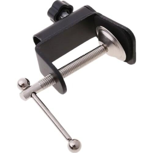 2021 New Aluminum Alloy Iron Cantilever Bracket Clamp for Mic Stand Table Lamp Desk Clip