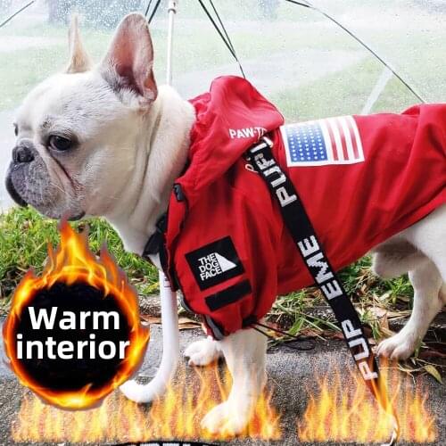 Dog Clothes Adidog French Bulldog Pupreme Shirt Dog Windbreaker Sport Retro Dog Hoodies Pet Clothes Ropa Perro Puppy Dog Pugs