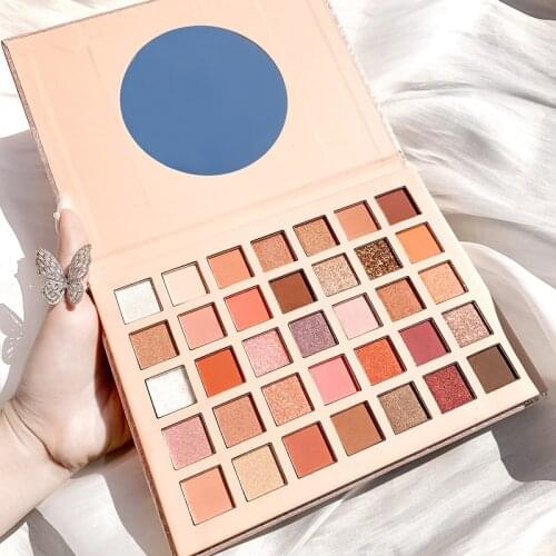 35 Colors Eyeshadow Palette Matte Pearlescent Shimmer Glitter Make Up Eyeshadow Palette Set Lasting Cosmetics sombras de ojos