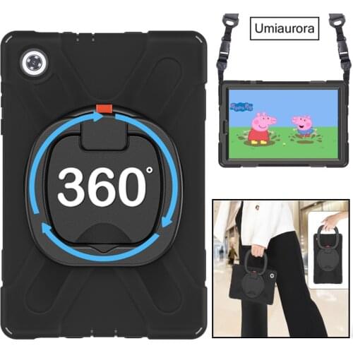 Heavy Duty Shockproof Case For Lenovo Tab P11 Pro TB-J706F 11.5 P11 TB-J606F 11 inch Kickstand Silicon Tablet Cover Case + Strap