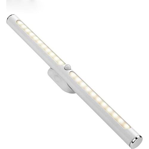 LED Motion Sensor Closet Lights 22 LED USB Rechargeable Touch Control LED Under Cabinet Light for Kitchen Wardrobe Stairs