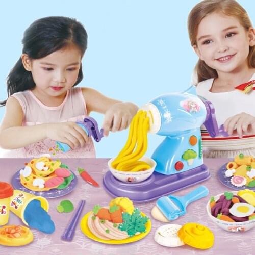 Creative Plasticine Modeling Food Clay Noddles Mold Nontoxic Toys For Children Boys Girls learning Educational Board Gift