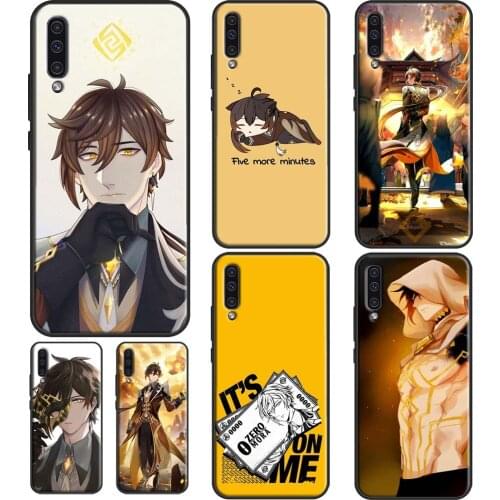 Zhongli Genshin Impact Cool Case For Samsung A52 A72 A32 A12 A20e A21S A11 A31 A41 A51 A71 A02S A10 A40 A50 A70 Coque