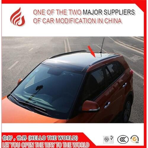 High quality Aluminium alloy screw install side rail bar roof rack for IX25 Creta 2015 2016