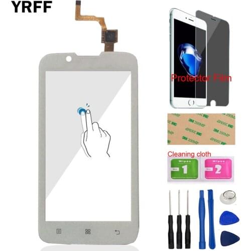 4.5" Touch Screen For Lenovo A328 A 328 Touch Screen Glass Digitizer Panel Lens Sensor Tools Mobile Phone Protector Film