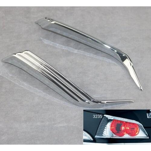 Motorbike Rear tail light decorative strip For HONDA Goldwing GL1800 2001-2005 & 2012-2017 ABS Plastic Chrome