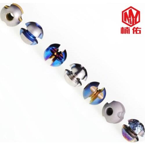 1PC EDC Paracord Titanium Beads Multicolor Flame Pattern Bracelet Necklace Lanyard Pendants Umbrella Rope Cord Knife Beads