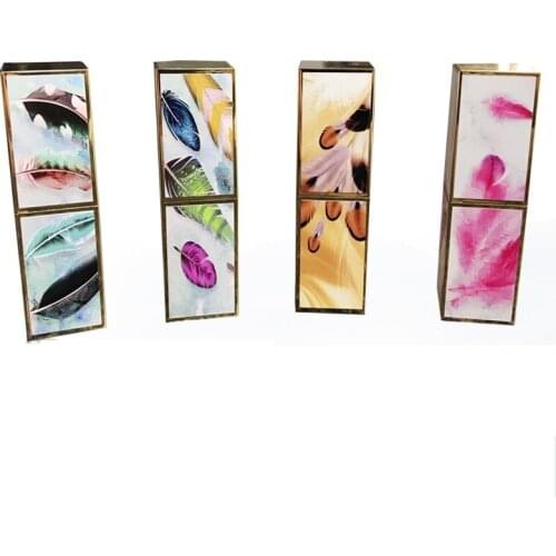 12.1mm Lipstick Tube 3D Printing Refillable Bottles Empty Lip Balm Tubes DIY Cosmetic Packaging Lip Stick Containers 10pcs