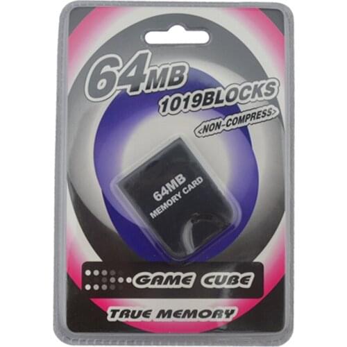 100pcs a lot Wholesale for NGC 64MB Memory Card Saver for GameCube