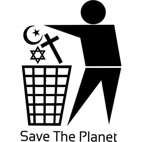 16*11.4cm SAVE THE PLANET DECAL STICKER Funny Car Window Bumper Novelty JDM Drift Vinyl Decal Sticker