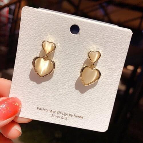 2020 Korean Geometric Round Pendant Drop Earrings For Women Simple Candy Color Smooth Resin Acrylic Earring Jewelry femme