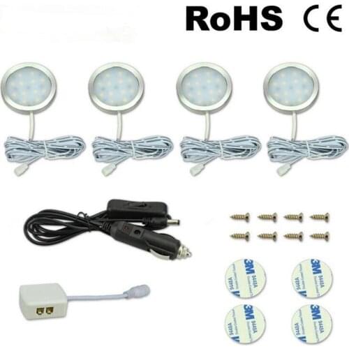 3/4/6/8pcs Interior Lighting Boat Camping Trailer Lights LED Spot Light Van Camper Caravan Lights Motorhome 12V LED Lights