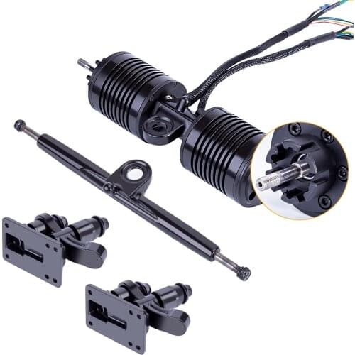 4-Wheel Electric Skateboard Direct Drive Motor Kit (Direct Drive Motor + Adapter for ABEC Wheel + Front Truck + Double Kingpins)