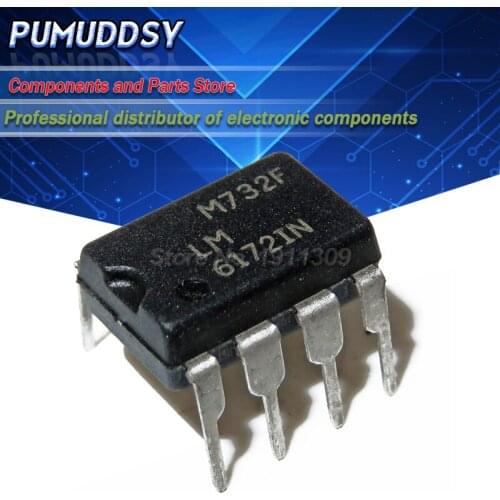 5PCS LM6172IN DIP8 LM6172 6712 In Stock In Stock IC