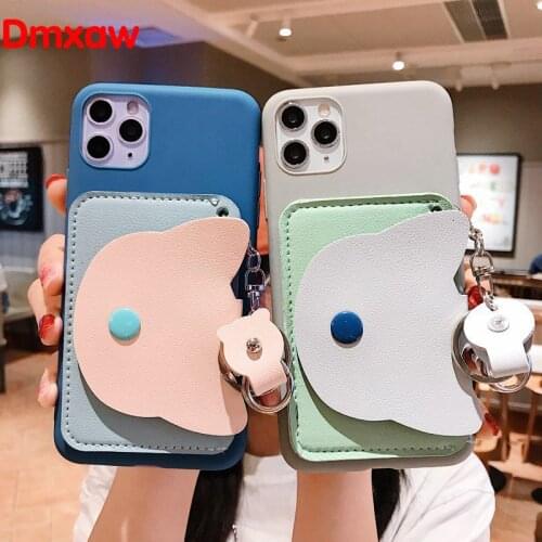 Cute Cat Wallet Card Case For Xiaomi Redmi 9A 9C 9 10X Pro Note 9 Pro Max 9S 8 7 6 K30 Ultra K20 Pro 8A 7A Cover Phone Case