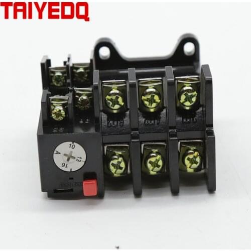 JR36-20 Thermal Overload Relay Protector 10-16A 1NO 1NC Electric Thermal Relay Motor Protection Relay