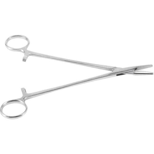 18cm Needle Clamp Holder Stainless Steel Stitching Forceps Surgical Pliers for Veterinary Use Poultry Farming Hamster Cage Tool