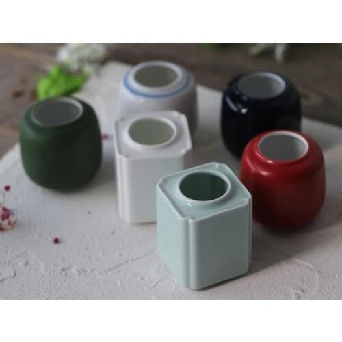 1pc Celadon various colors Porcelain Water bowl Grinding The Ink And Toning Calligraphy tools