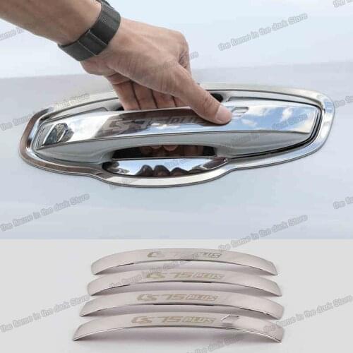 Lsrtw2017 Car Door Handle Trims exterior Accessories for Changan Cs75 Plus cs75plus 2020 2021 stainless steel auto decoration