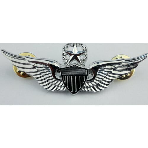 Metal U.S. Army Master Aviator Badge Pins WW2 MILITARY INSIGNIA BROOCHES