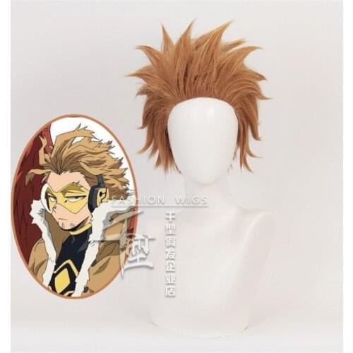 My Hero Academia Hawkes Linen Cosplay Wig Boku no Hero Academia Linen Hair Costume Halloween Party Midoriya Friend Wigs